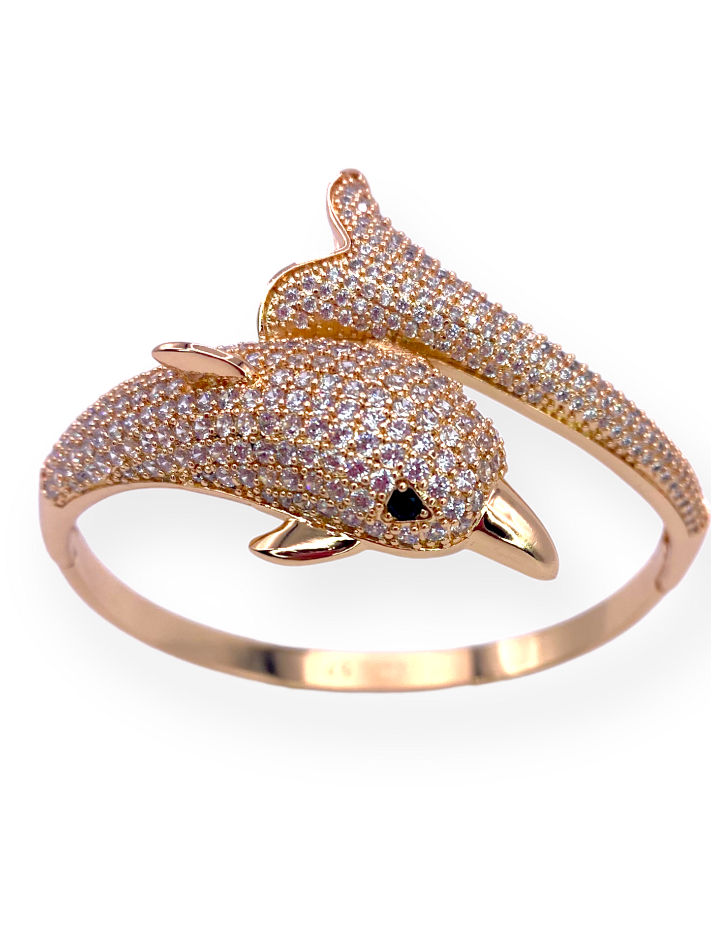 Size 7 Rose Gold Dolphin Beacelet R63