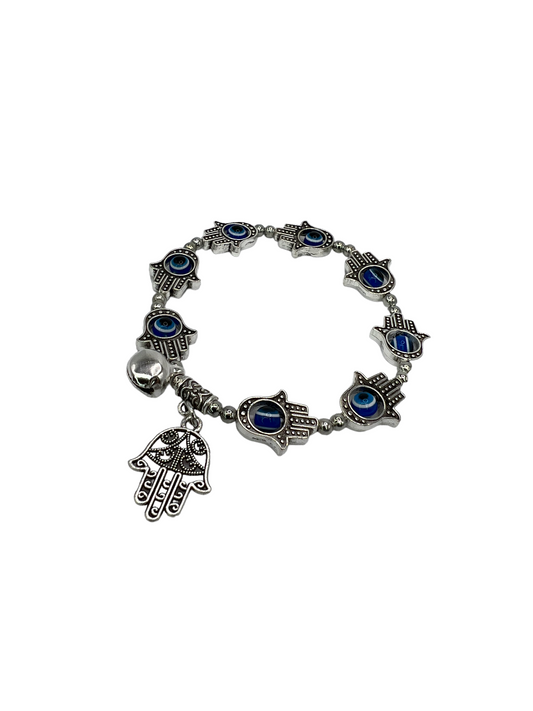 Hamsa Charm Bracelet Silver R44