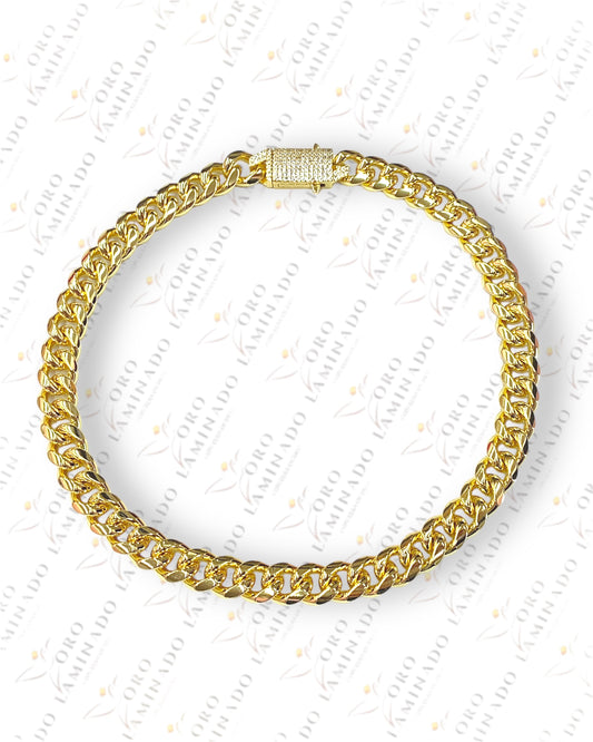 24” 10mm Cuban Chain With Diamoned Clasp Y96